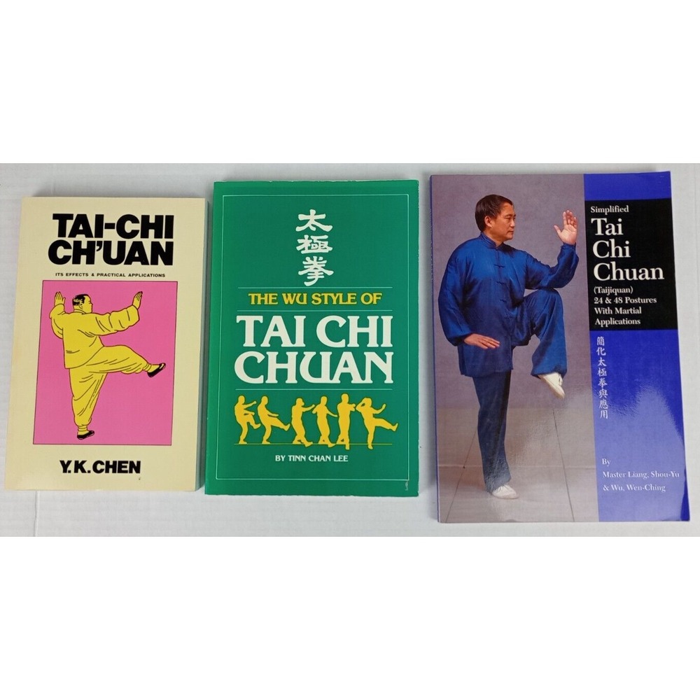 Lot of 3 Tai Chi Chuan Books Martial Arts Like New
